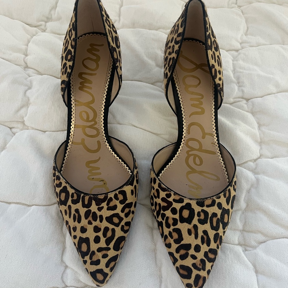 Sam Edelman Leopard Print Heels